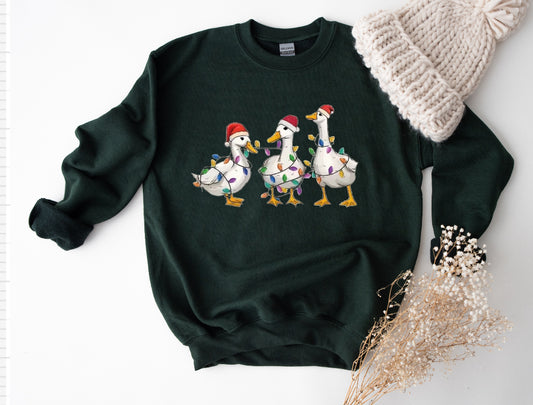 Duck Christmas sweatshirt