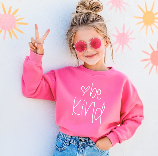 Be kind youth sweatshirt