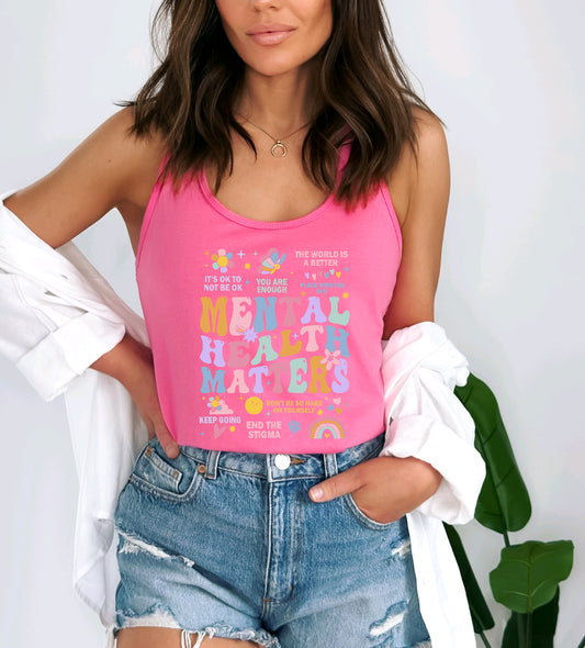 Mental health matters tank top