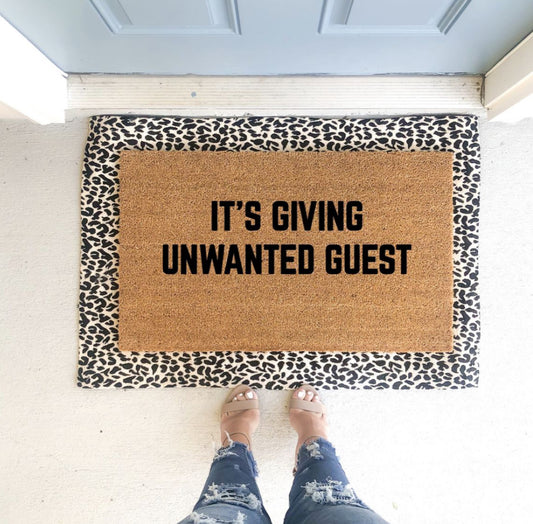 It’s giving unwanted guests doormat