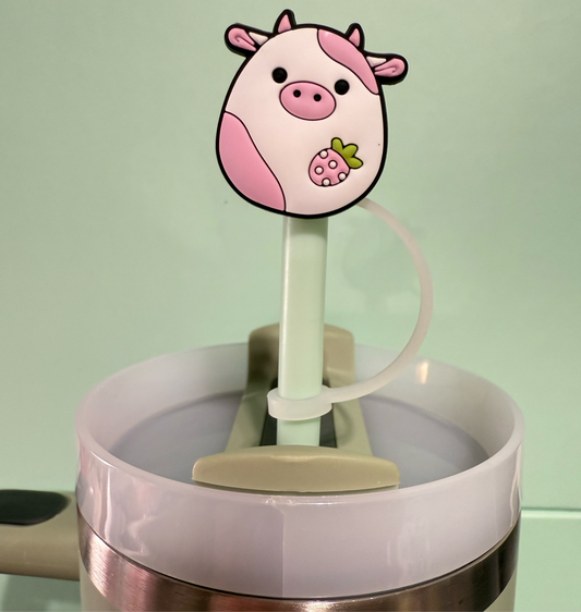 Cow straw topper