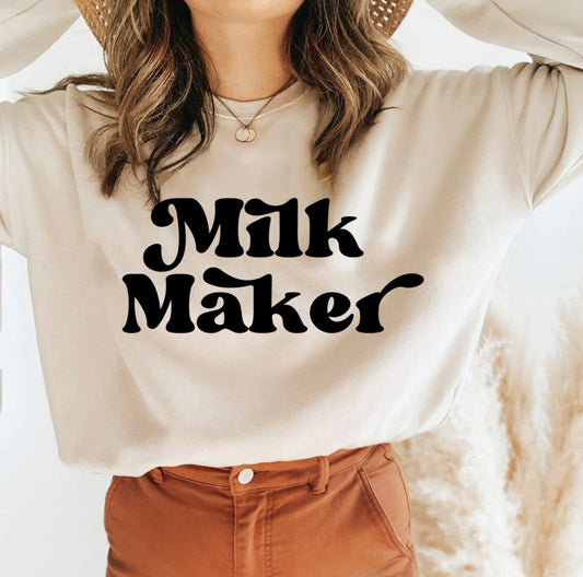 Milk maker sweatshirt