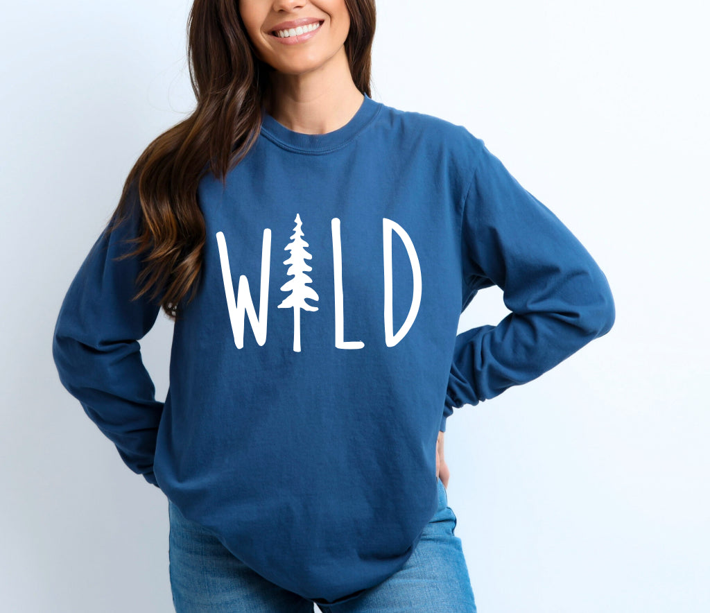 Wild long sleeve t shirt