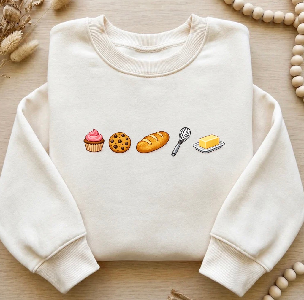 Baking sweatshirt