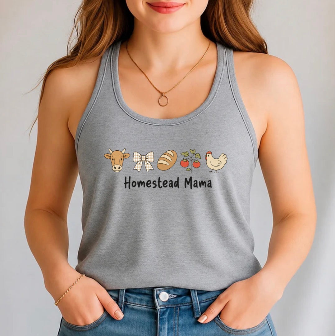 Homestead mama tank top