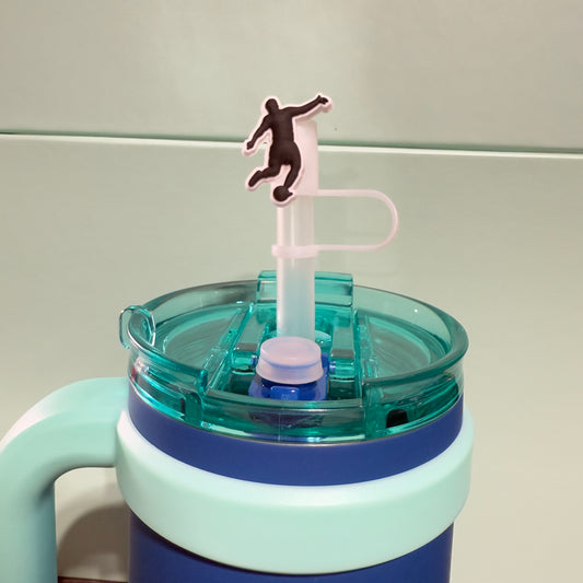Soccer straw topper