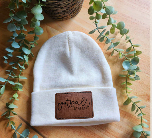 Football mom beanie