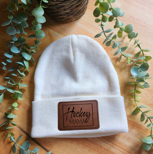 Hockey mama beanie