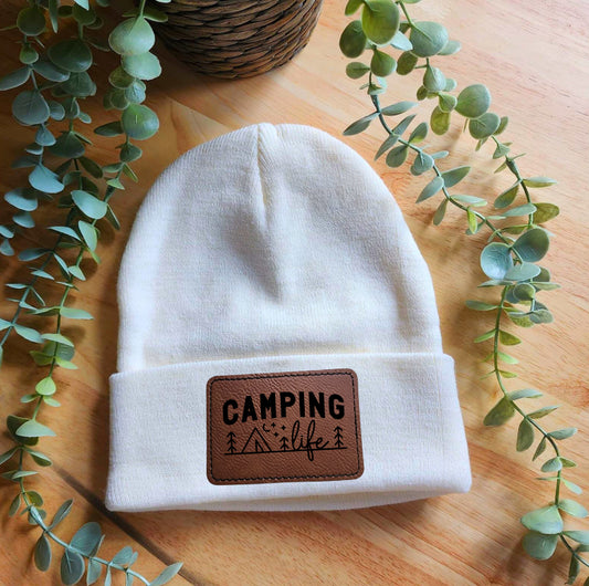 Camping life beanie