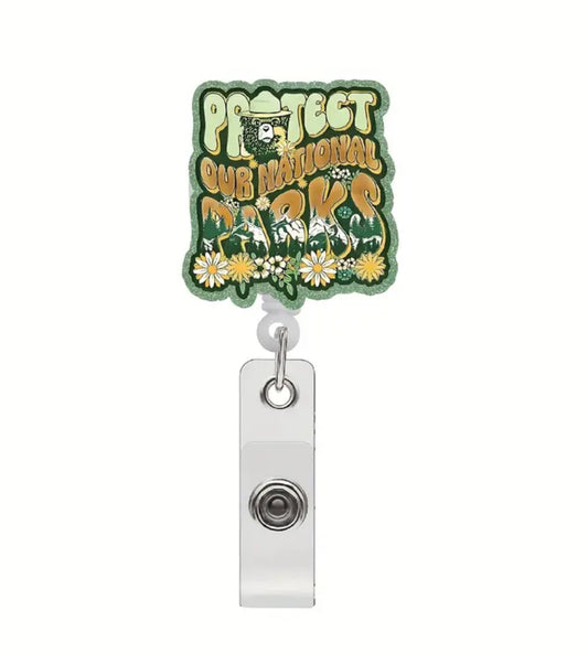 Protect your national park Badge reel