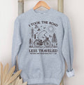 I took the road less traveled, now don’t know where the f*** I am sweatshirt