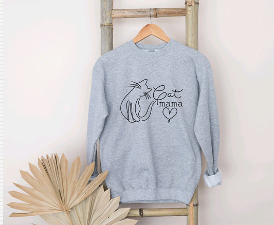Cat mom sweatshirt