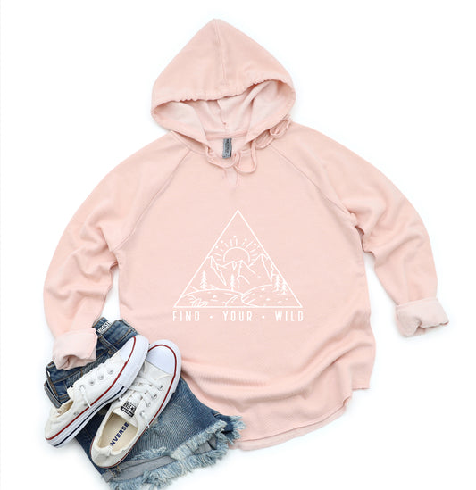 find your wild California wave hoodie