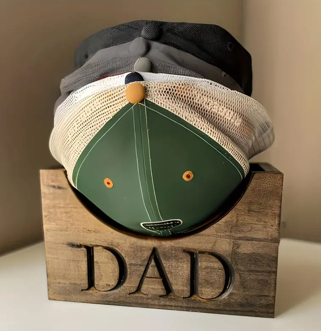 Wooden hat holder