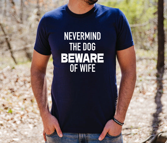 Never mind the dog tee