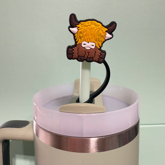 Cow straw topper