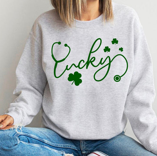Lucky St. Patricks day sweatshirt