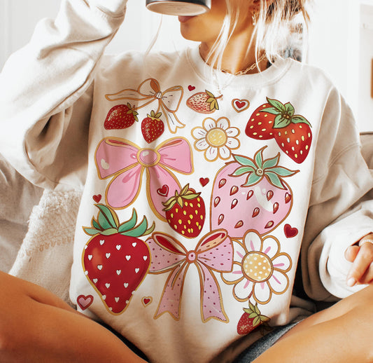 Strawberry Summer vibes sweatshirt