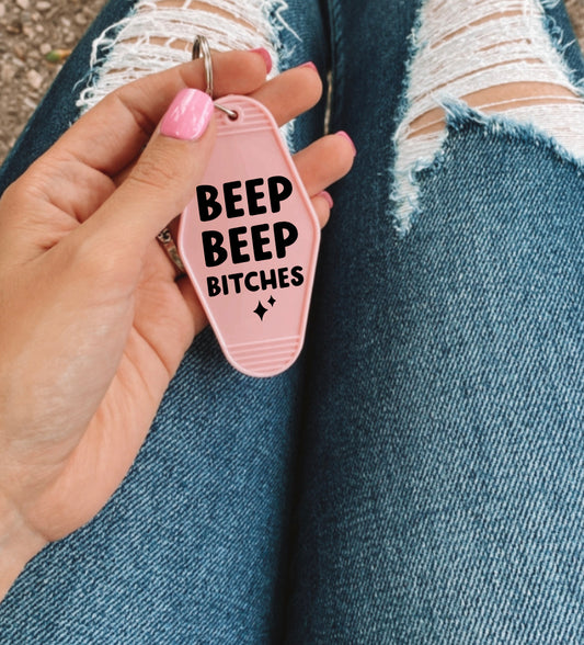 Beep beep bitches motel key