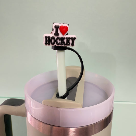 Hockey straw topper