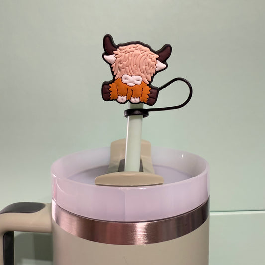 Cow straw topper