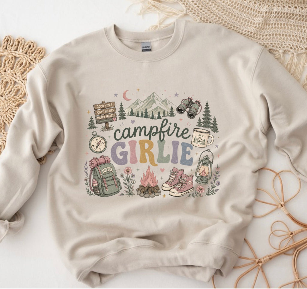 Campfire Girlie Sweatshirt