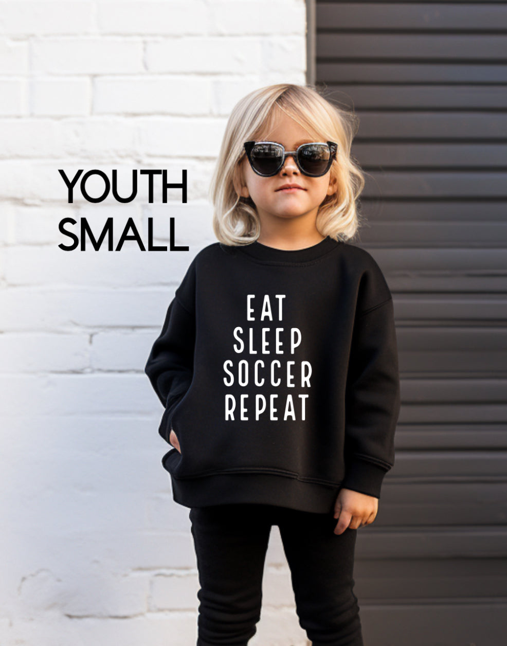 SALE eat sleep soccer sweatshirt