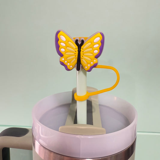 Butterfly straw topper