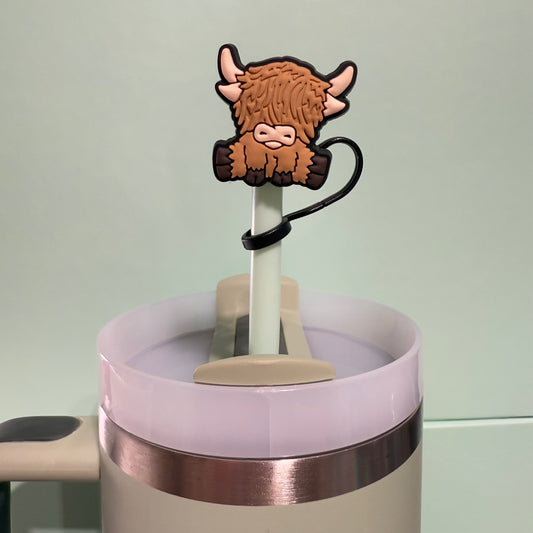 Cow straw topper