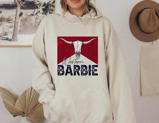 Western Barbie hoodie