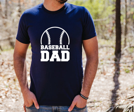 Baseball dad tee