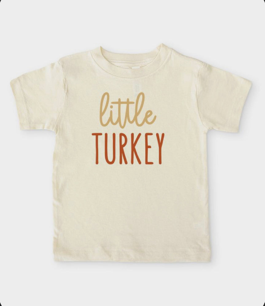 Little turkey youth tee