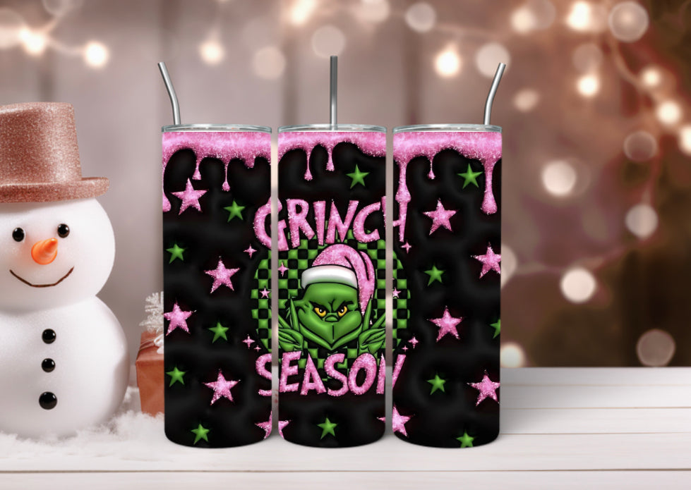 Grinch season 20oz tumbler cup