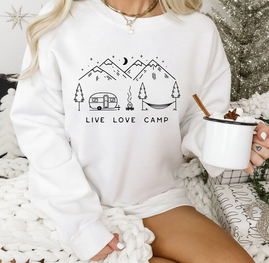 Love love camp sweatshirt