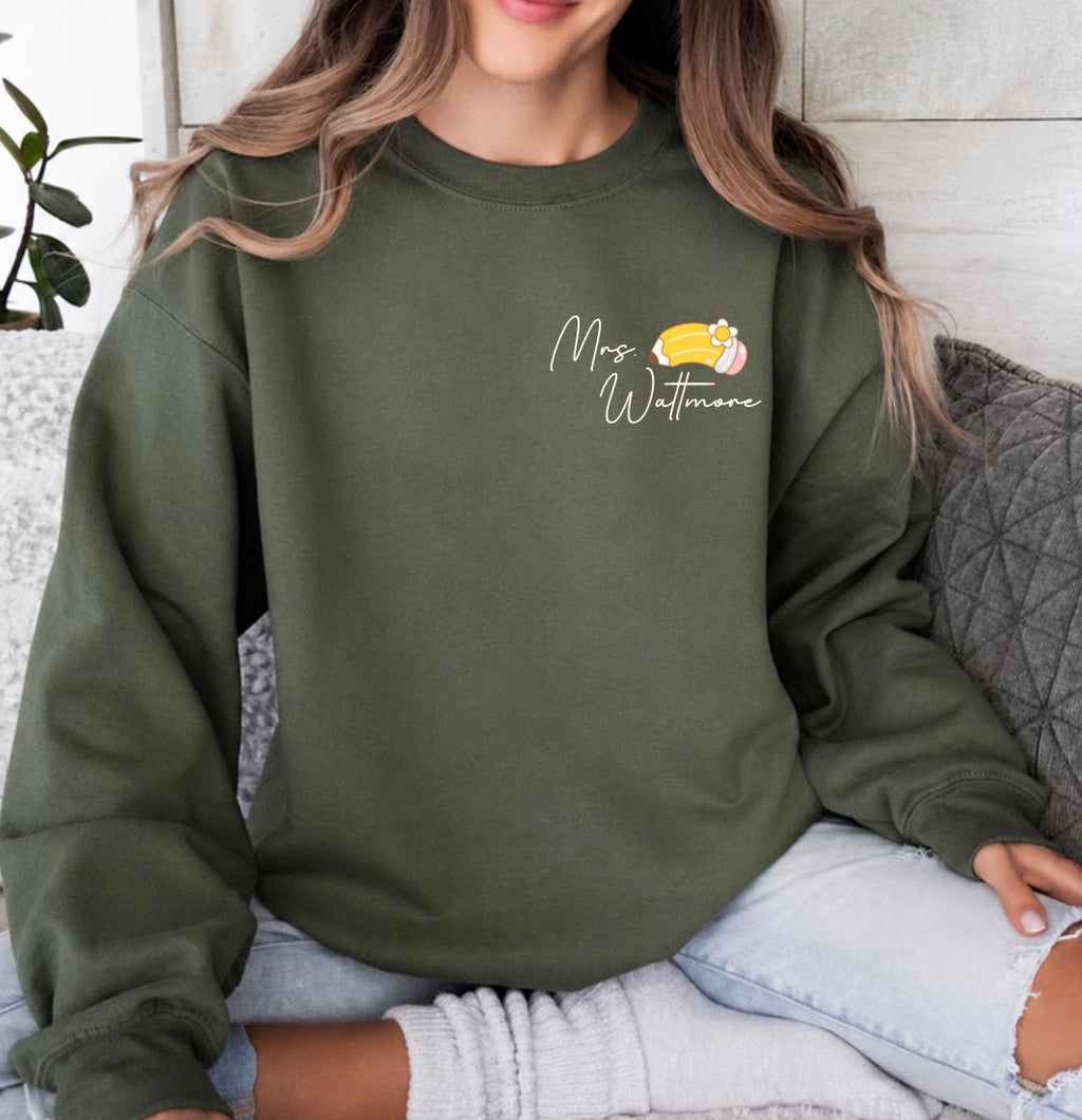Custom teacher sweatshirt