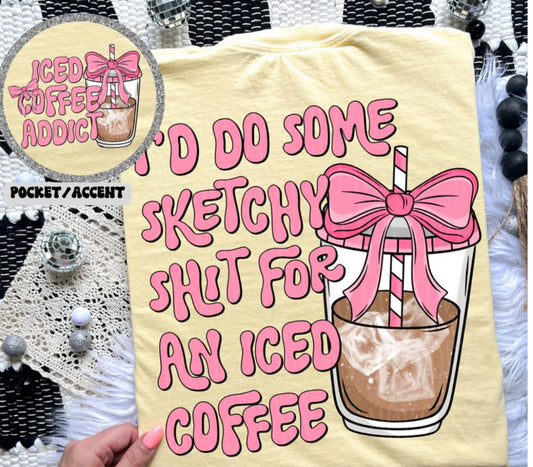 Iced coffee sweatshirt