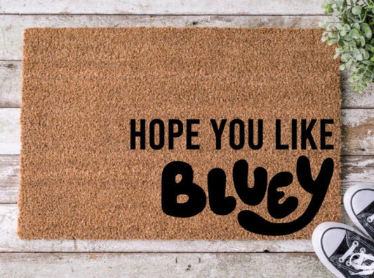 Hope you like bluey doormat