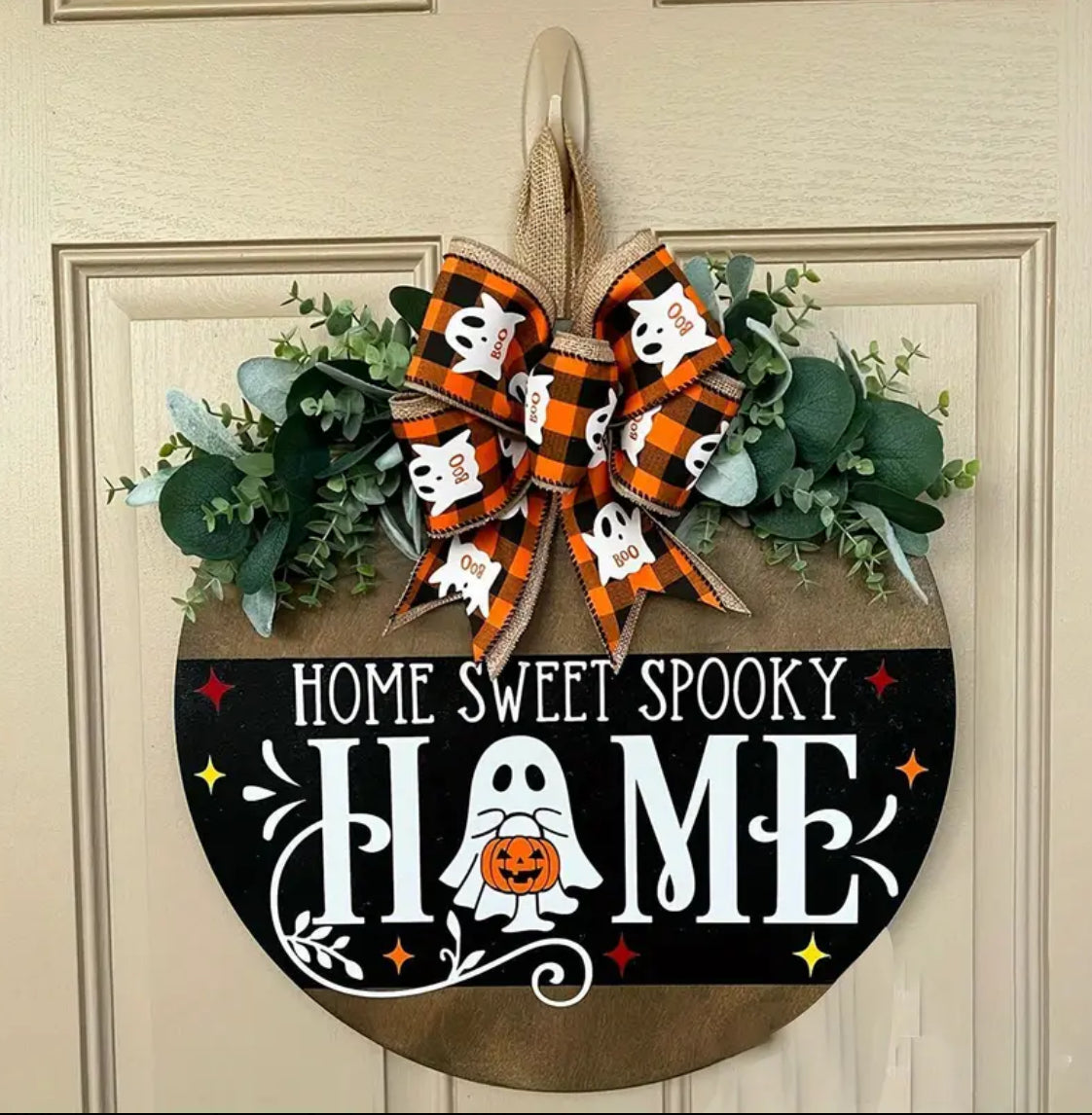 Home sweet spooky home sign