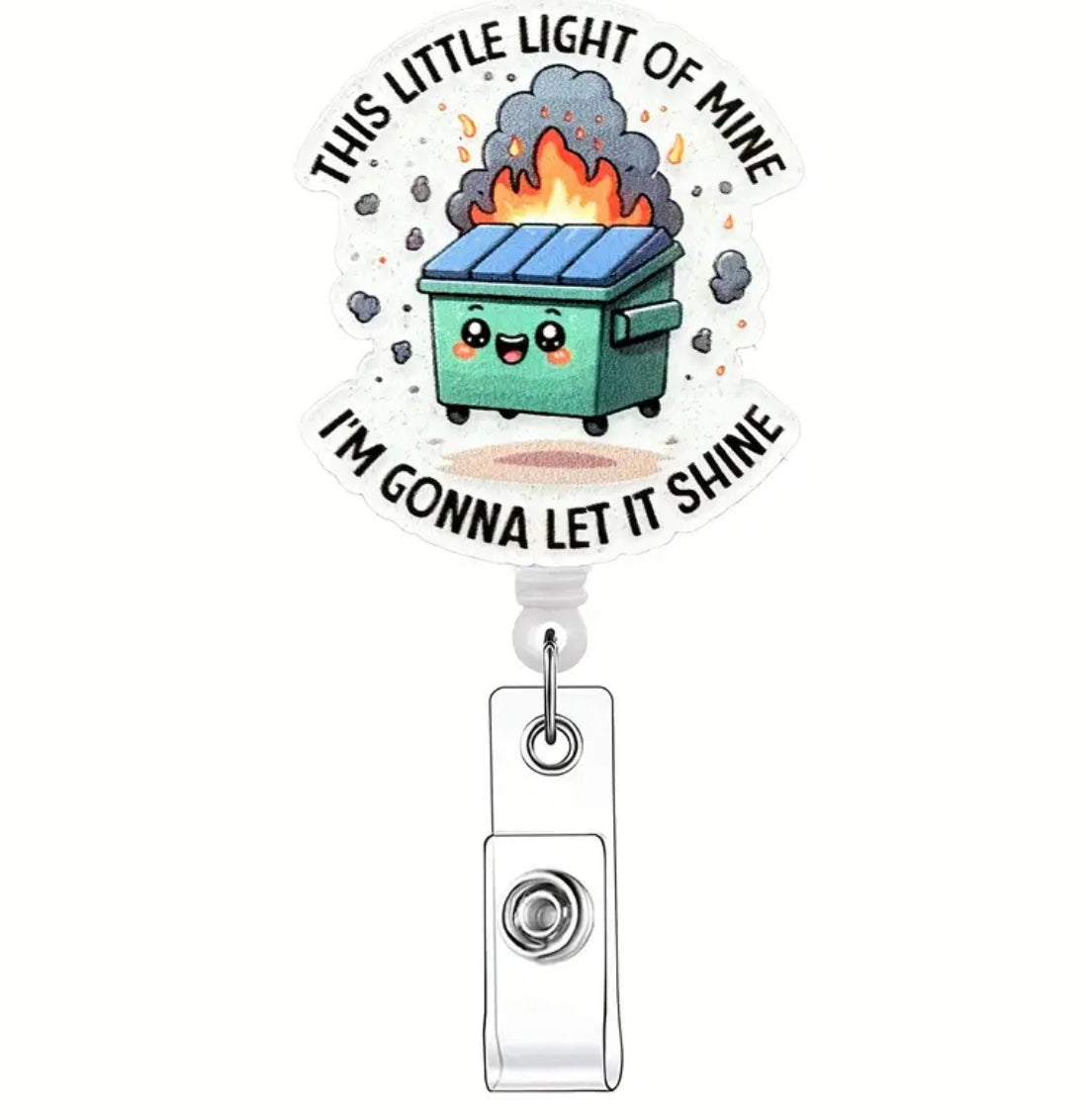 This little light of mine Badge reel