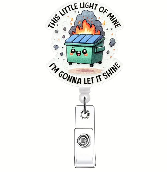 This little light of mine Badge reel