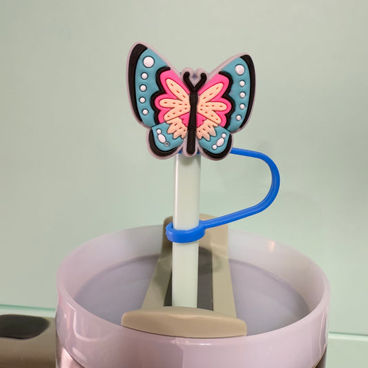 Butterfly straw topper