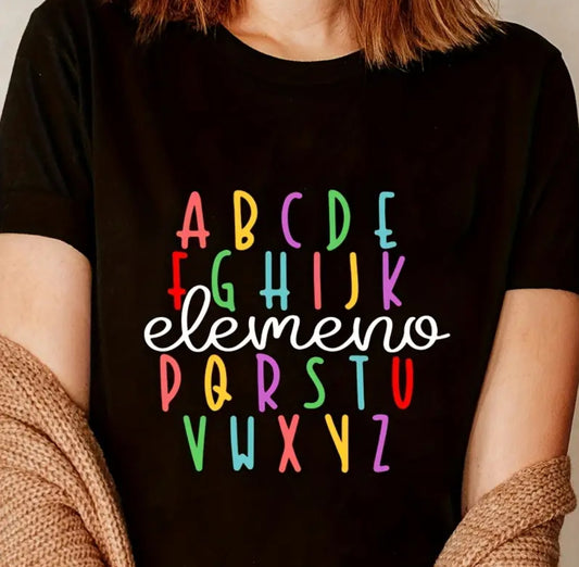 Alphabet tee