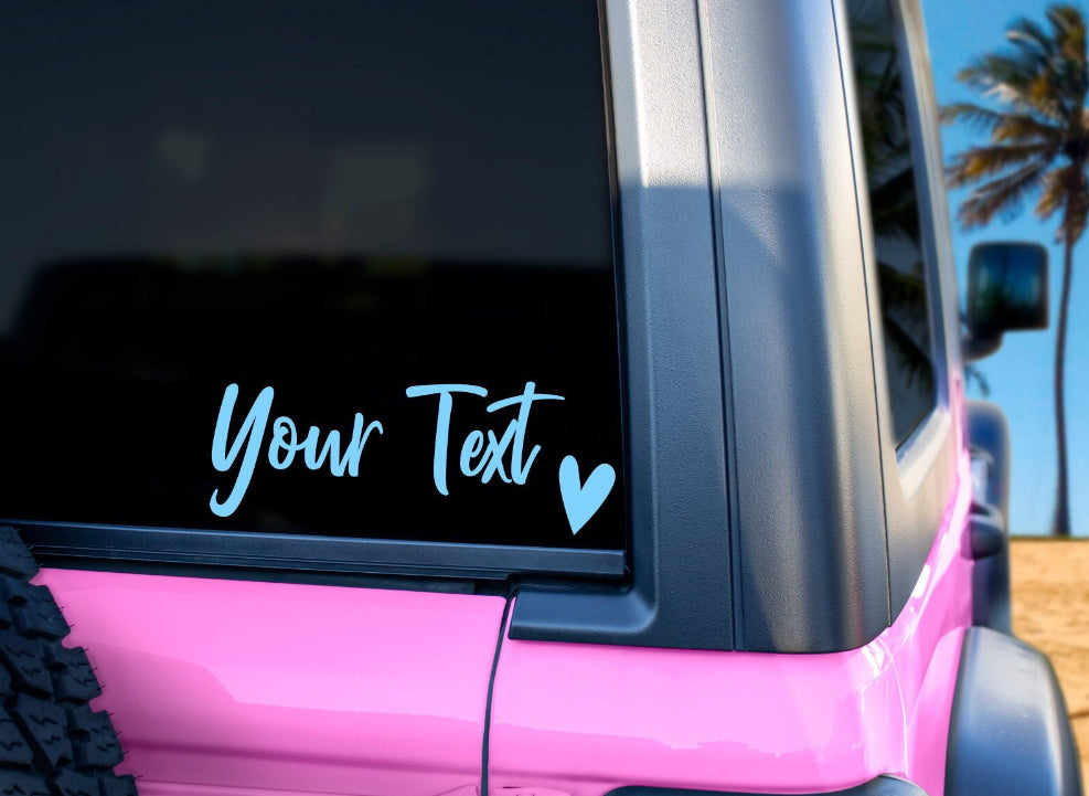 Custom decal