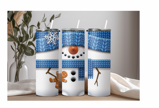 Snowman tumbler