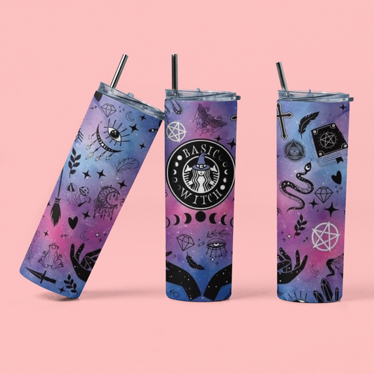 Basic witch 20oz tumbler