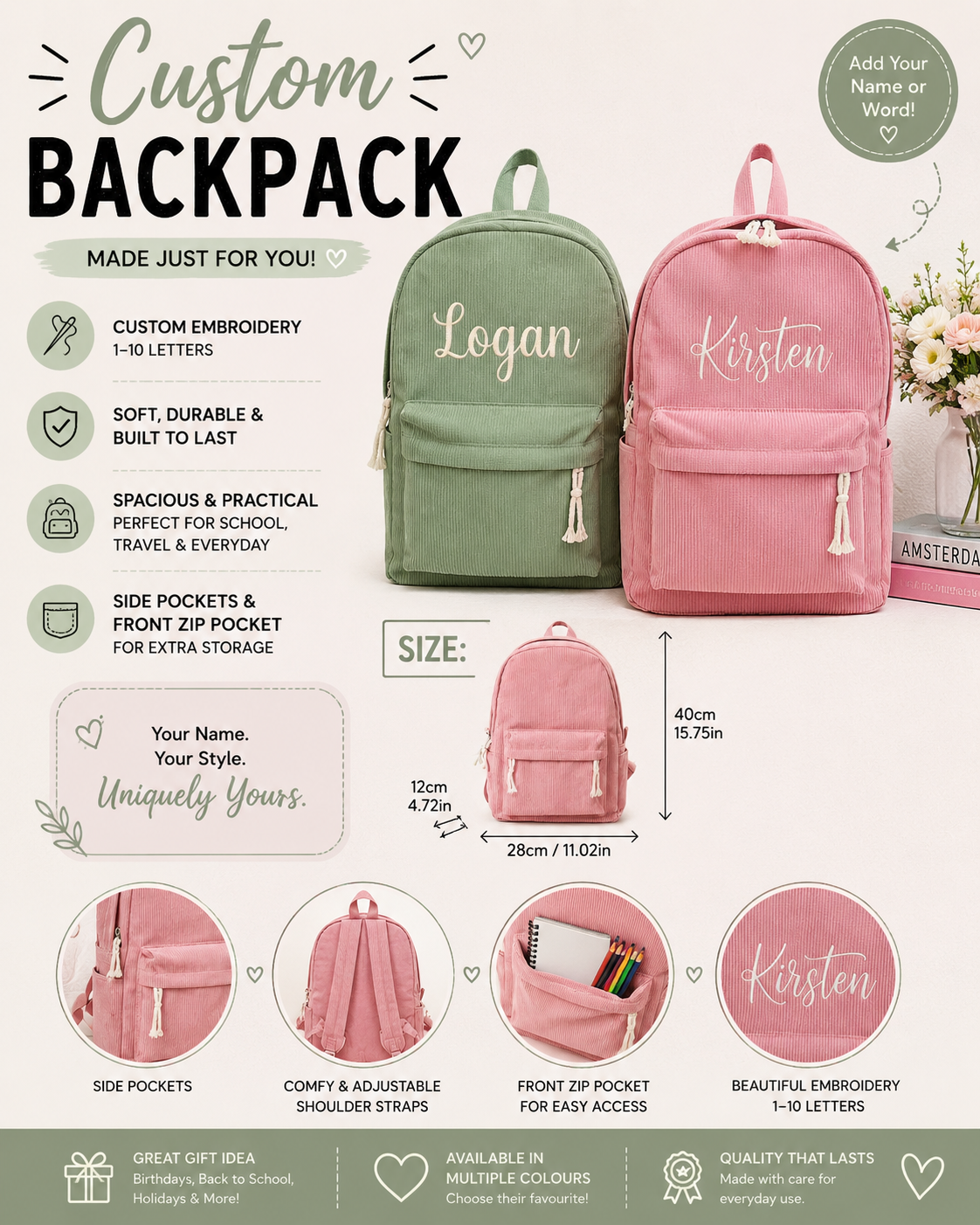 Custom Backpack