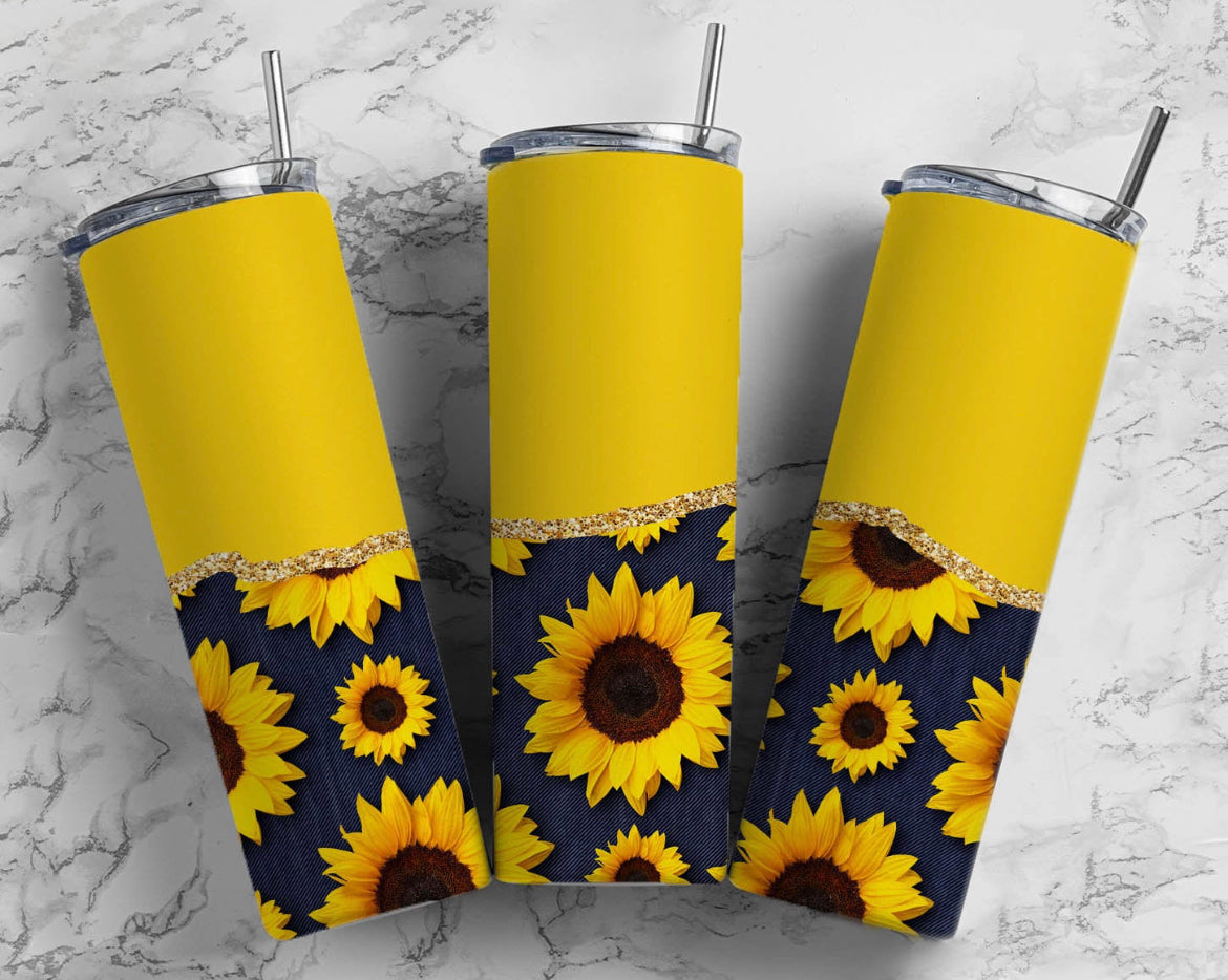 Sunflower 20oz tumbler