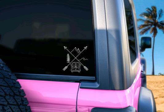 Arrow car decal