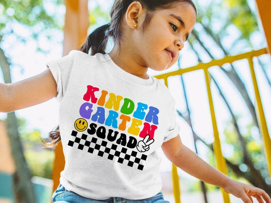 Kindergarten squad youth tee