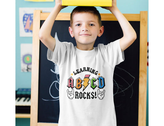 Learning rocks youth tee